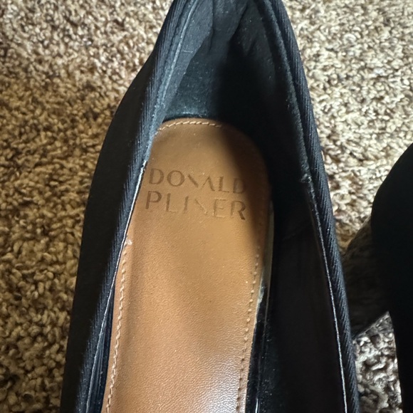 Donald Pliner Stephani pointed toe pumps with block heel Black Size 7.5 - Picture 10 of 13